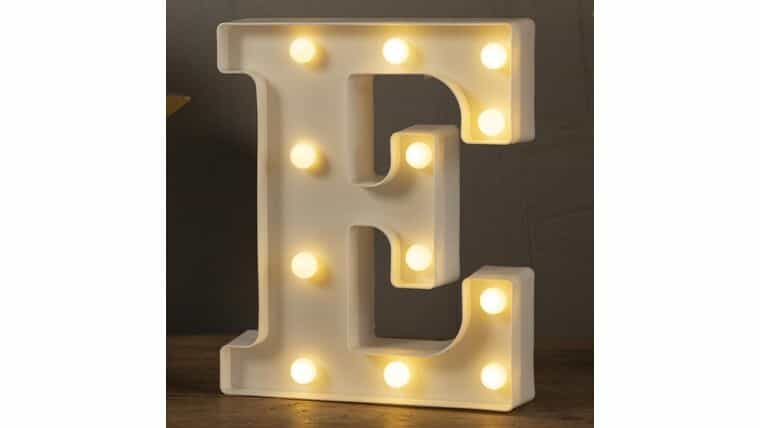 LED Marquee Letter | 9″ | White | E | Rental LED Marquee Letter | 9″ | White | E | Rental