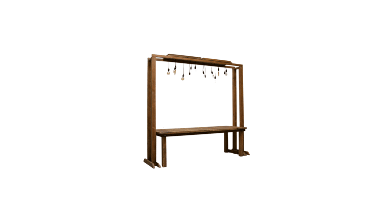 Rustic Wooden Beams Table Add-On | Rental Rustic Wooden Beams Table Add-On | Rental