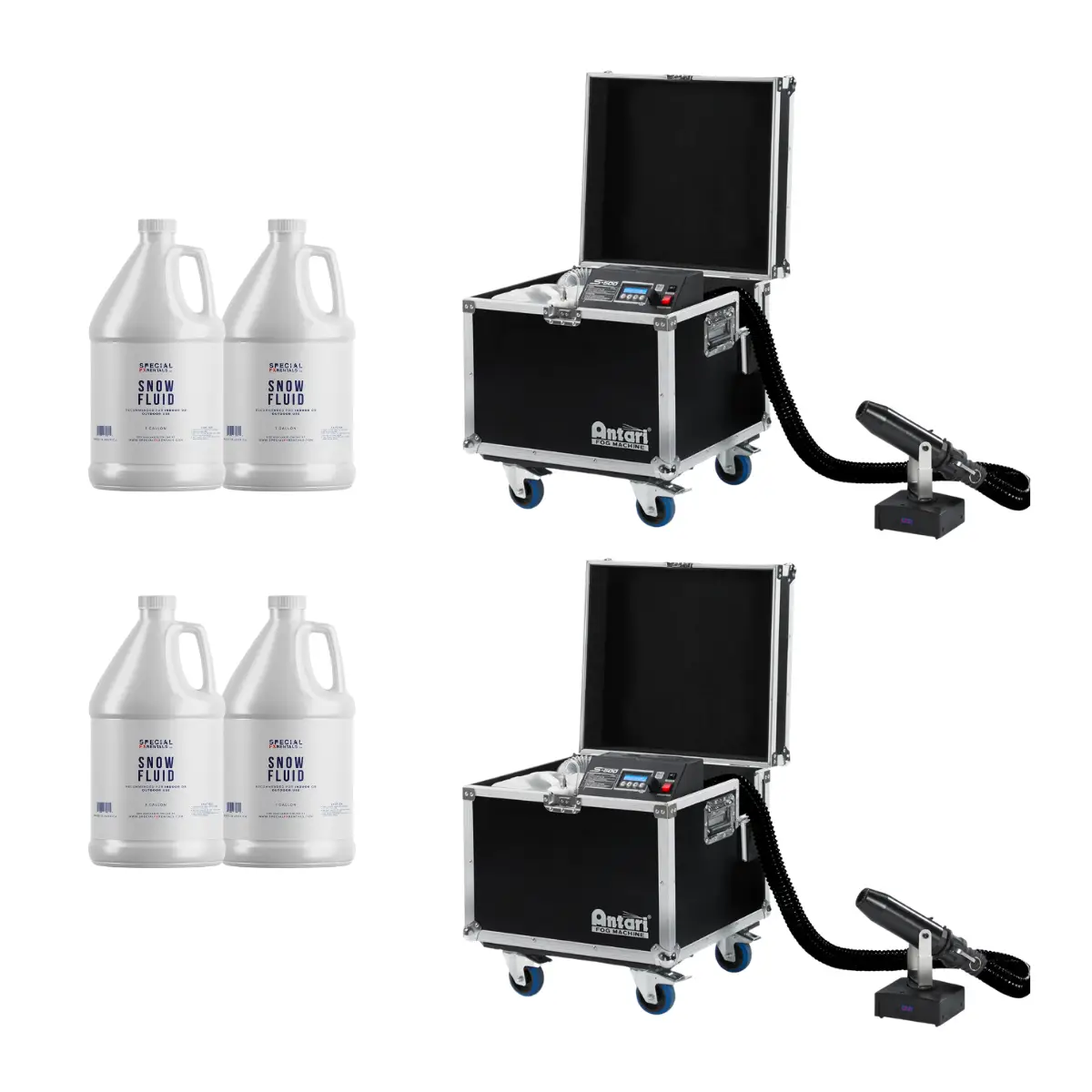 Antari S-500DXL Silent Snow Machine Package (2 Pack) | Rental Antari S-500DXL Silent Snow Machine Package (2 Pack) | Rental