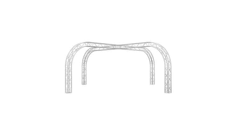 Global Truss – Package – 20′ x 20′ x 10′ Circular Truss System | Rental