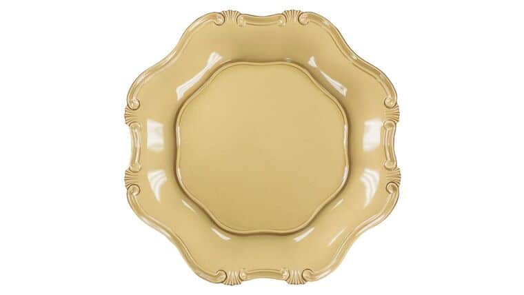 Baroque Charger Plate – Gold | Rental Baroque Charger Plate – Gold | Rental