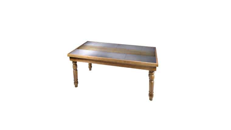 Dining Table | Metal & Wood Farm Table | Rental Dining Table | Metal & Wood Farm Table | Rental