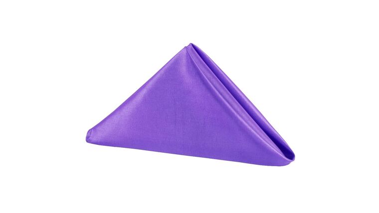 Taffeta Napkin 20″x20″ – Purple | Rental Taffeta Napkin 20″x20″ – Purple | Rental