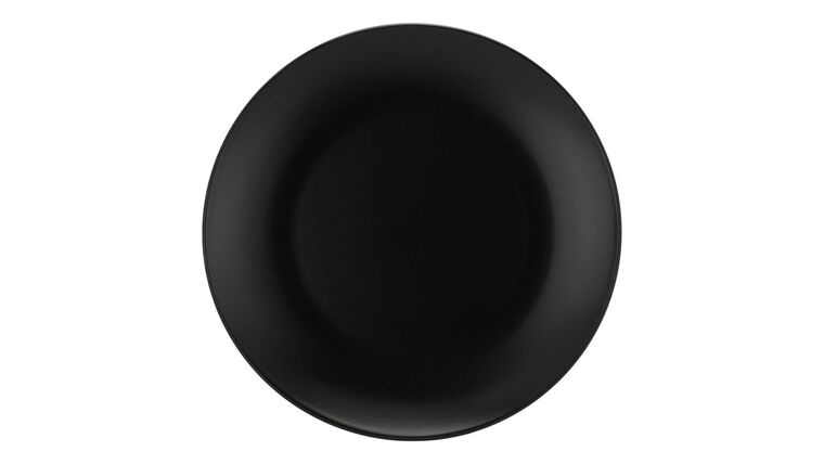 10 1/4″ Wazee Matte Dinner Plate – Stoneware, Black | Rental