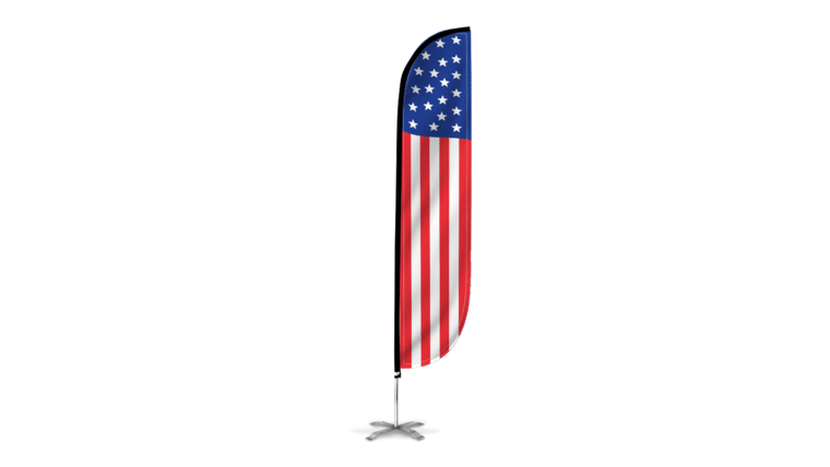 American Flag Feather Flag – 12′ | Rental
