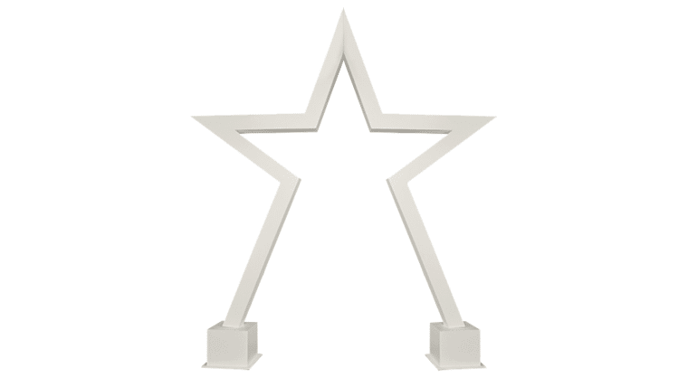 Star Entrance – White | Rental Star Entrance – White | Rental