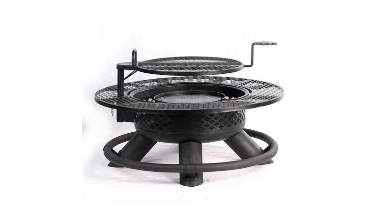 Fire Pit – Big Horn 47.24-in W Black Steel Wood-Burning Fire Pit | Rental