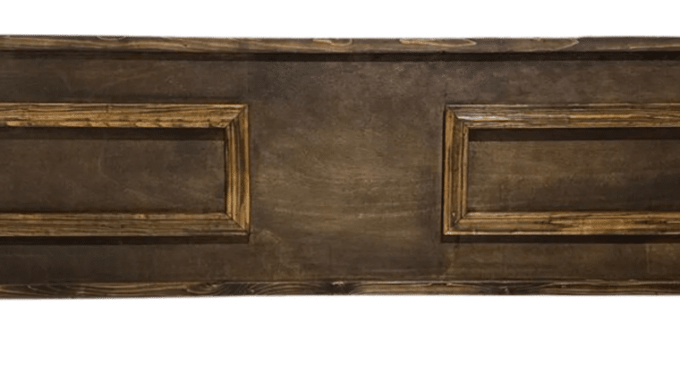 Stage Facade – 8′ Pecan | Rental