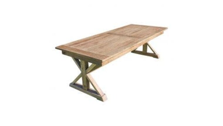 Farm Table | Reclaimed Elm Wood | 8′ x 40″ | Rental Farm Table | Reclaimed Elm Wood | 8′ x 40″ | Rental