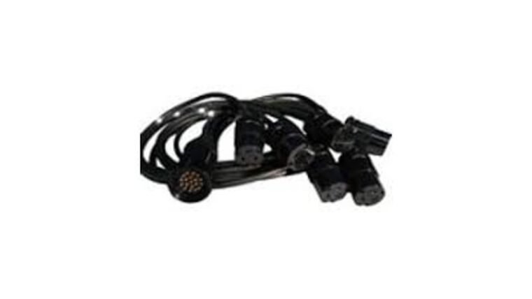 12/3 SJOW Break-Out – Male 19-pin Socapex to Female 125V Twist Lock – 6′ | Rental 12/3 SJOW Break-Out – Male 19-pin Socapex to Female 125V Twist Lock – 6′ | Rental