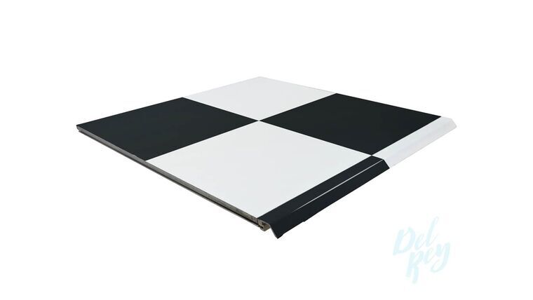 15′ x 15′ Slate Black & Slate White Dance Floor | Rental 15′ x 15′ Slate Black & Slate White Dance Floor | Rental