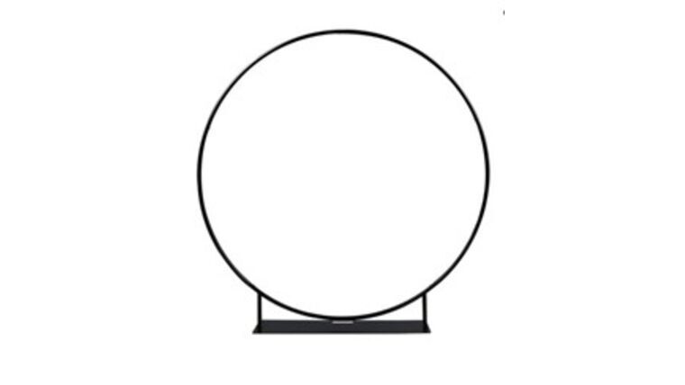 Circle Stand – Black Circle 7ft | Rental