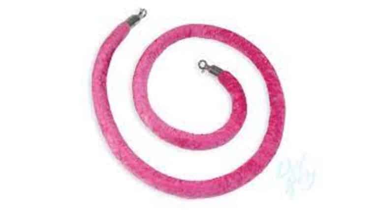 5’ – Velvet Rope Stanchion w/Chrome Hook Kit – Hot Pink | Rental 5’ – Velvet Rope Stanchion w/Chrome Hook Kit – Hot Pink | Rental