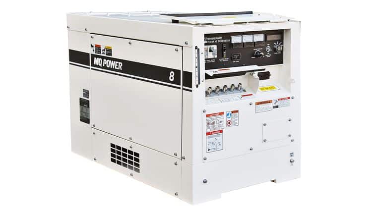7.5 kVA Three phase generator with a 0.8 power factor, 208/240 volt output and has a 2-pole field | Rental 7.5 kVA Three phase generator with a 0.8 power factor, 208/240 volt output and has a 2-pole field | Rental