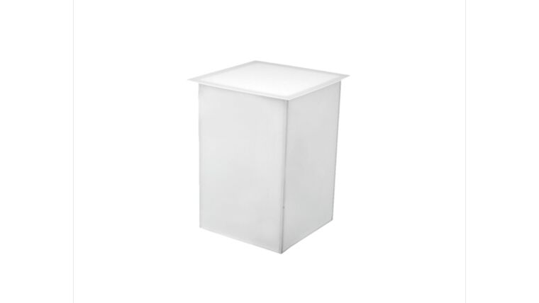 24″ Square Illuminated Low Boy Cocktail Table – Acrylic | Rental