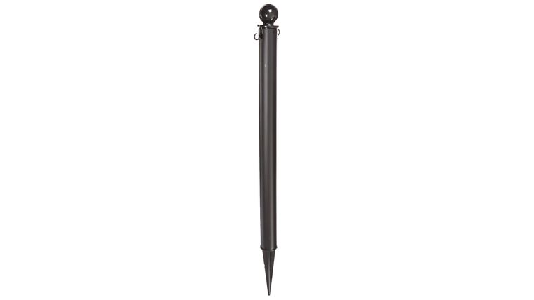 35″H x 2.5″D Black Plastic Stanchion Ground Pole | Rental 35″H x 2.5″D Black Plastic Stanchion Ground Pole | Rental