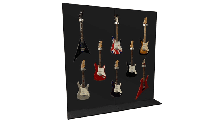 Guitar Wall – Black | Rental Guitar Wall – Black | Rental