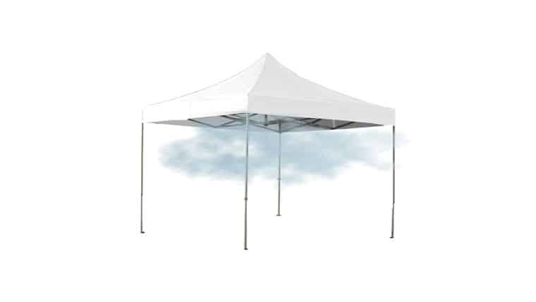 Misting Package – Mid Pressure 10′ x 10′ White Misting Cooling Tent | Rental Misting Package – Mid Pressure 10′ x 10′ White Misting Cooling Tent | Rental