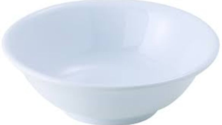 22 oz. 6 7/8″ Rimless Round Melamine Bowl (White) | Rental