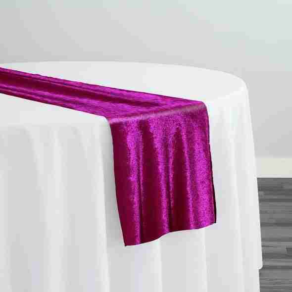 Lush Velvet Table Runner in Sangria | Rental Lush Velvet Table Runner in Sangria | Rental
