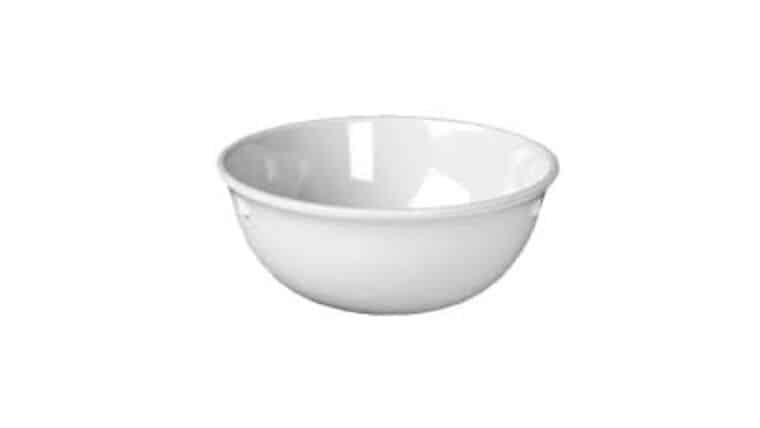 11 oz. 4 7/8″ Nappie Round Melamine Bowl (White) | Rental