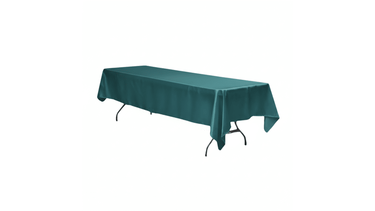 Polyester | 60″ x 120″ Rectangle Polyester Tablecloth – Apple Green | Rental