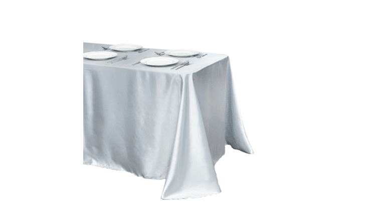 Polyester | White | 54" x 54" Square Tablecloth | Rental