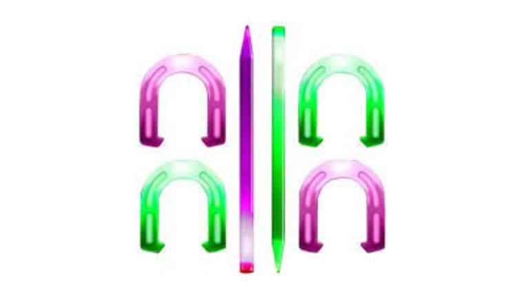 LED Illuminated Horse Shoe Set | Rental LED Illuminated Horse Shoe Set | Rental