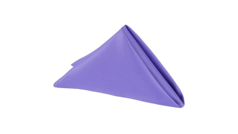 Lamour Satin Napkin 20″x20″ – Purple | Rental