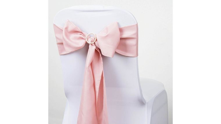 6″ W x 106″ L Dusty Rose Polyester Sash | Rental