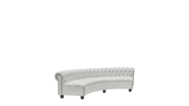 Chesterfield Sofa Curved – White | Rental Chesterfield Sofa Curved – White | Rental