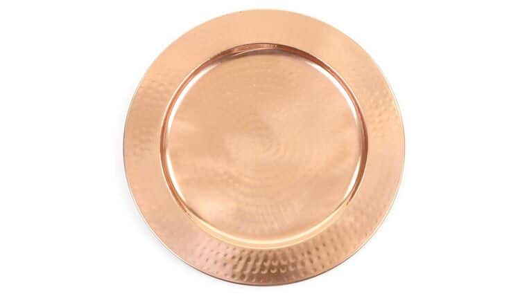 Hammered Copper Metal Charger Plate | Rental Hammered Copper Metal Charger Plate | Rental