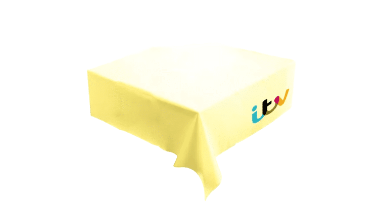 Polyester | 60″ x 120″ Rectangle Polyester Tablecloth – Pastel Yellow | Rental