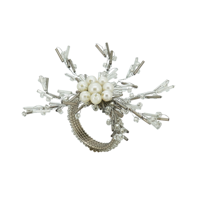 NR024 Beaded Napkin Ring | Rental