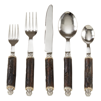 SP357 Bark Wood Flatware – Set Of 5 | Rental SP357 Bark Wood Flatware – Set Of 5 | Rental