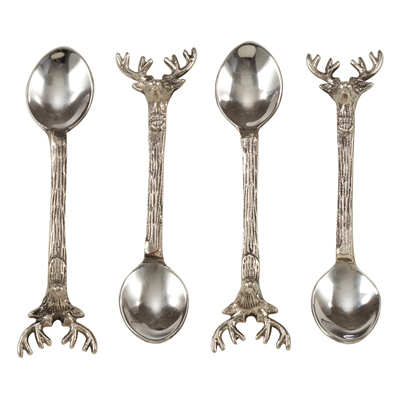 SP775 Reindeer Cocktail Spoon – Set Of 4 | Rental