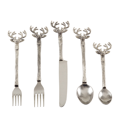 SP779 Reindeer Flatware – Set Of 5 | Rental