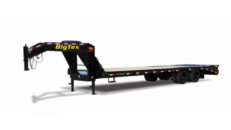 Big Tex 22GN 22,500#,TD,GN,102 x 35 +5 Lo Pro,DT,2-Mega Ramps, Black | Rental