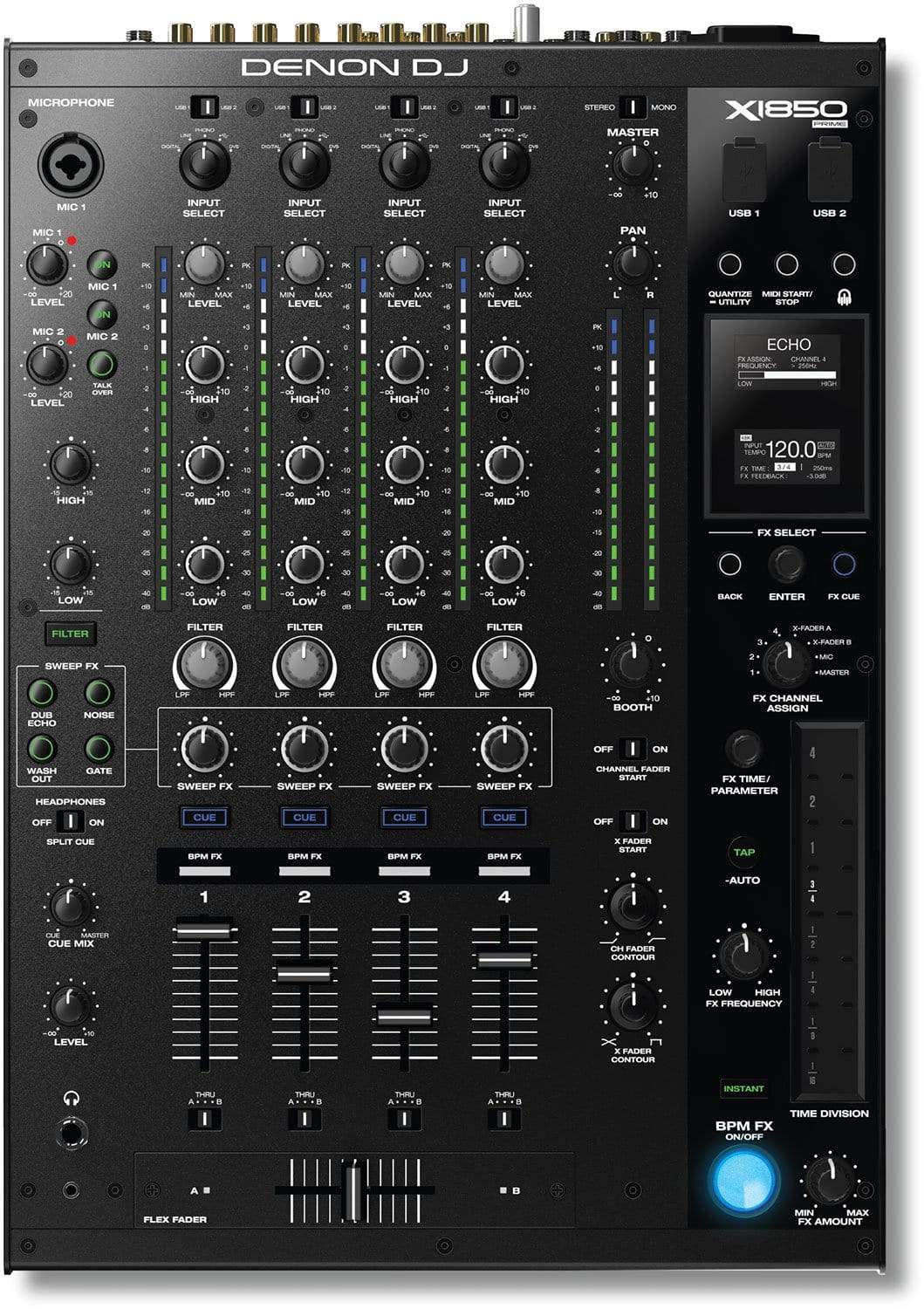 Denon DJ X1850 Prime Professional DJ Club Mixer | Rental