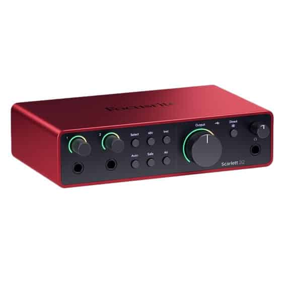 Focusrite Scarlett 2i2 4G Audio Interface | Rental Focusrite Scarlett 2i2 4G Audio Interface | Rental