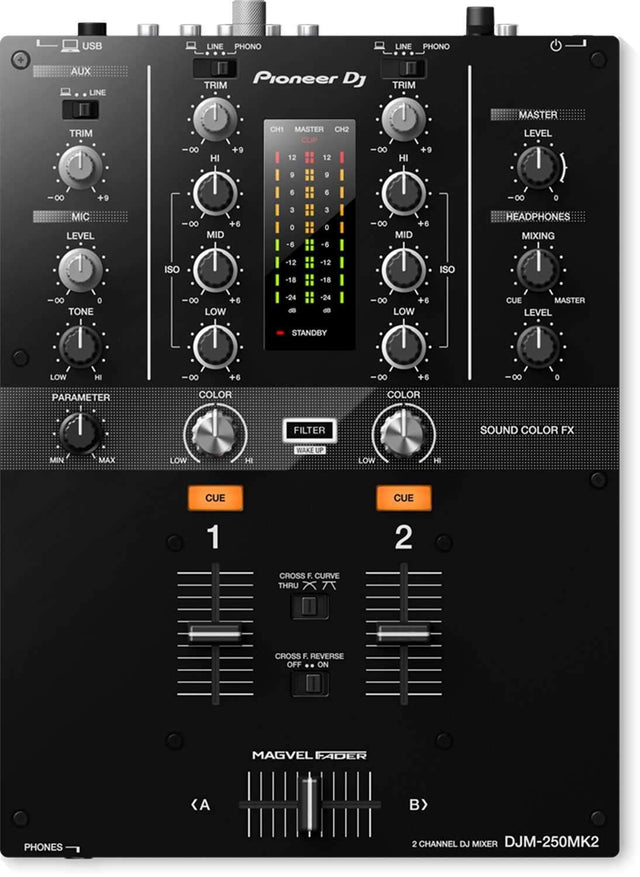 Pioneer DJ DJM-250MK2 2-Channel DJ Mixer | Rental
