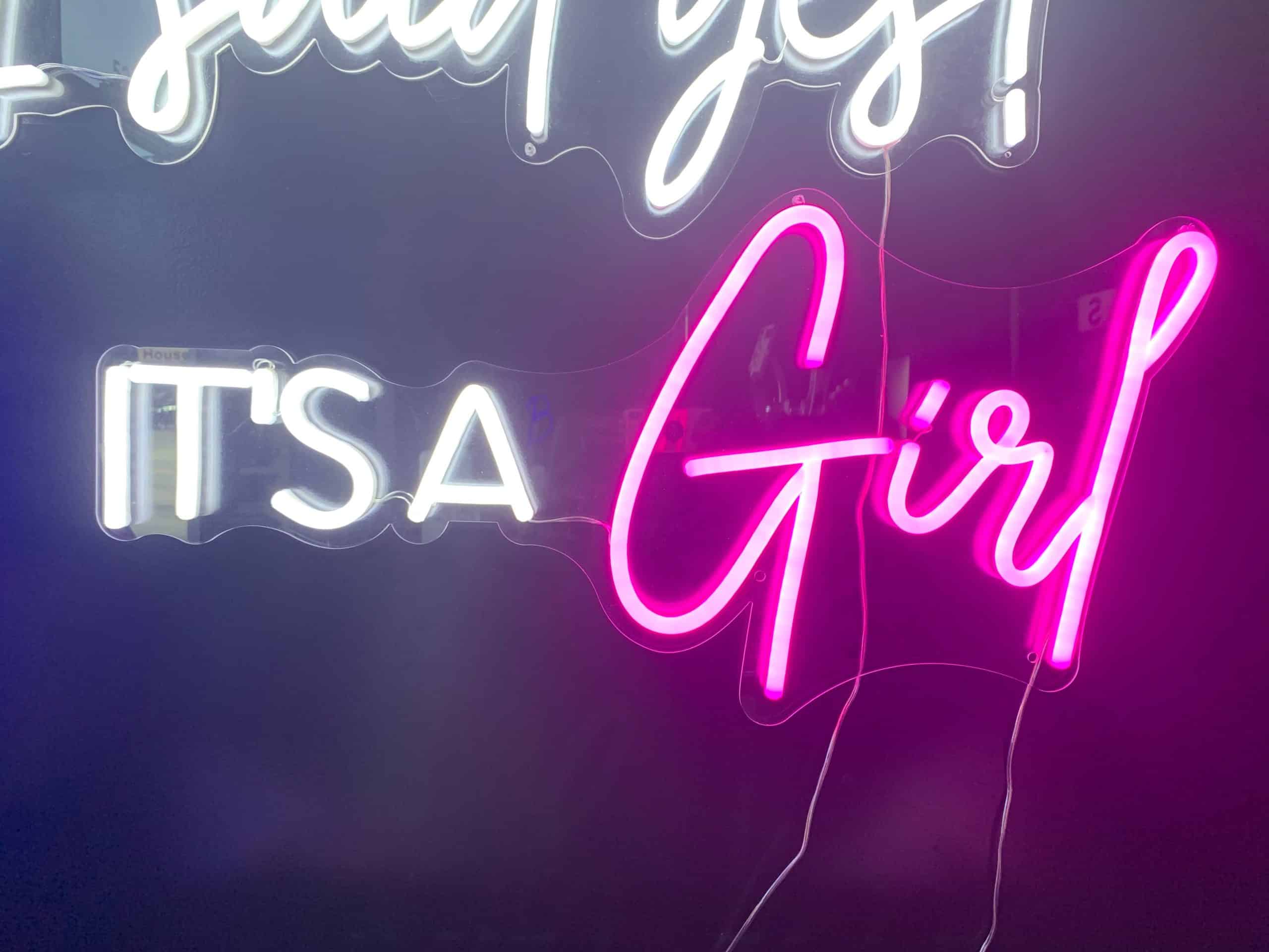 It’s A Girl LED Signage | Rental