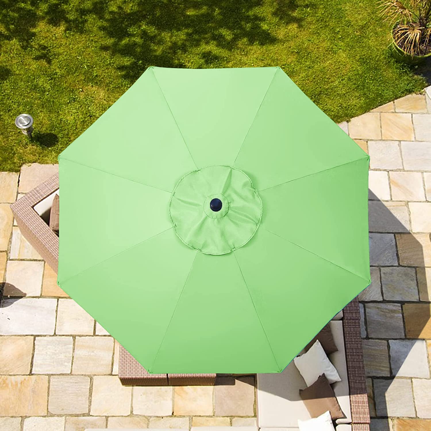 Part | 9′ Market Umbrella Top Only | Grass Green | Rental Part | 9′ Market Umbrella Top Only | Grass Green | Rental