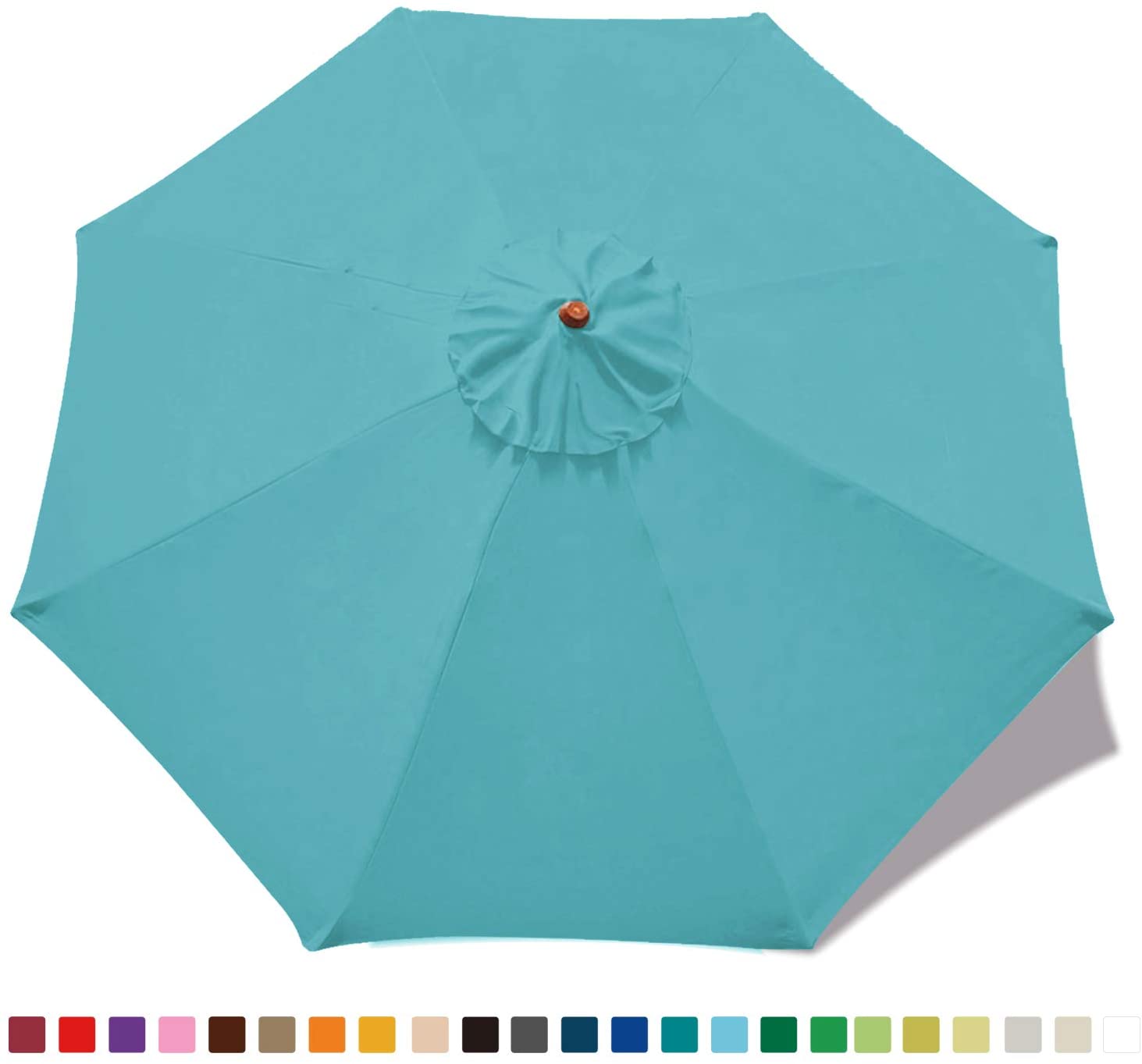 Part | 9′ Market Umbrella Top Only | Turquoise | Rental Part | 9′ Market Umbrella Top Only | Turquoise | Rental