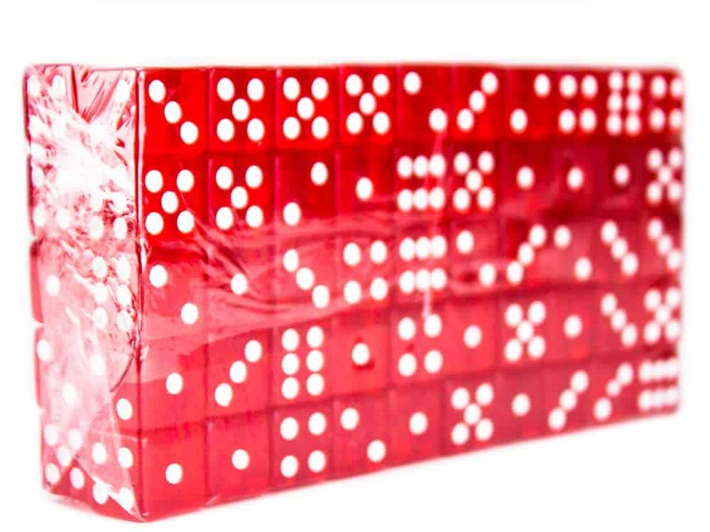 Part – 19mm Red Rounded Casino Dice | Rental Part – 19mm Red Rounded Casino Dice | Rental