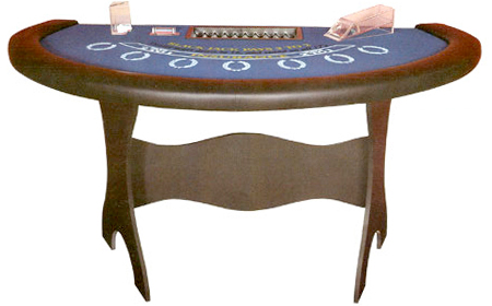Part – Blackjack – 6′ Casino Game Table Top Only – Black | Rental Part – Blackjack – 6′ Casino Game Table Top Only – Black | Rental
