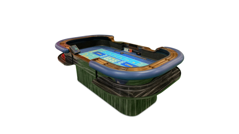 Part – Craps – 8′ Casino Game Table Top Only – Blue | Rental Part – Craps – 8′ Casino Game Table Top Only – Blue | Rental