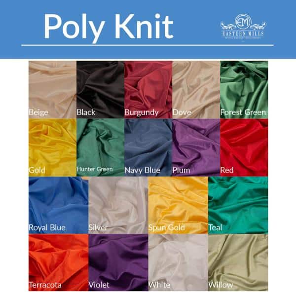 21ft Poly Knit Cloth Drape Panel w/ Sewn Rod Pocket (IFR) by Eastern Mills | Rental 21ft Poly Knit Cloth Drape Panel w/ Sewn Rod Pocket (IFR) by Eastern Mills | Rental