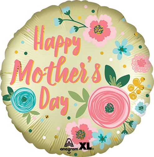 18″ Mothers Day Pastel Yellow Anagram Balloon | Rental 18″ Mothers Day Pastel Yellow Anagram Balloon | Rental
