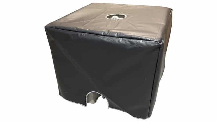 Vinyl – 700lb Block And Roll® Tent Ballast Block Cover – Black | Rental
